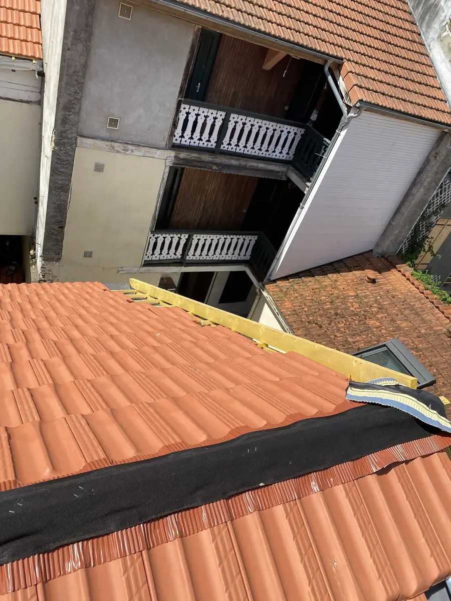 La toiture terminée — Rénovation complète de toiture à Pau